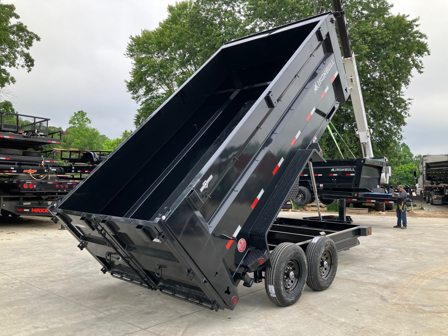 New 2026-Iron-Bull-Trailers-7×14-4ft-14k-7-Ton-Dump-Trailer-D14K7144THI-DTB