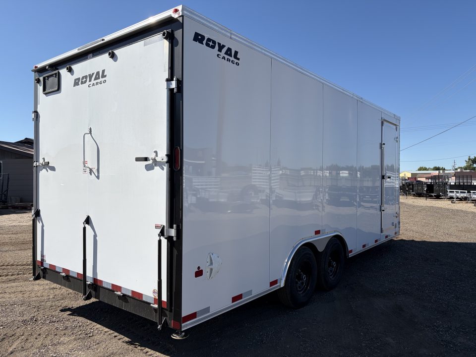 New 2026 Southland Royal 8X20+2 V-Nose 10K Auto Carrier Cargo Trailer