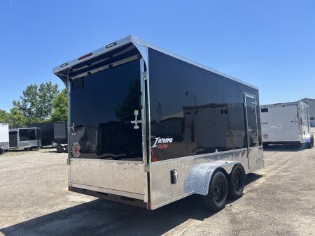 New 2027 Homesteader Trailer 7 X 16 FT INTREPID CARGO TRAILER  7' INT HEIGHT WITH RAMP DOOR OHV REAR DOOR SPOILER