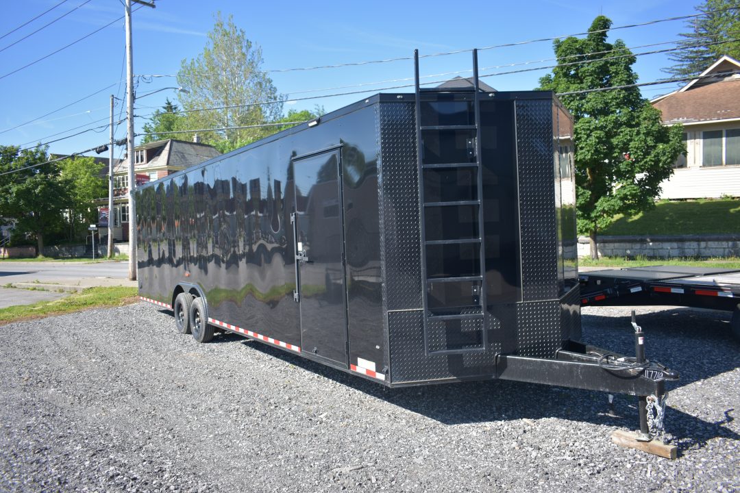Used 2025 Diamond Cargo Black Car Hauler