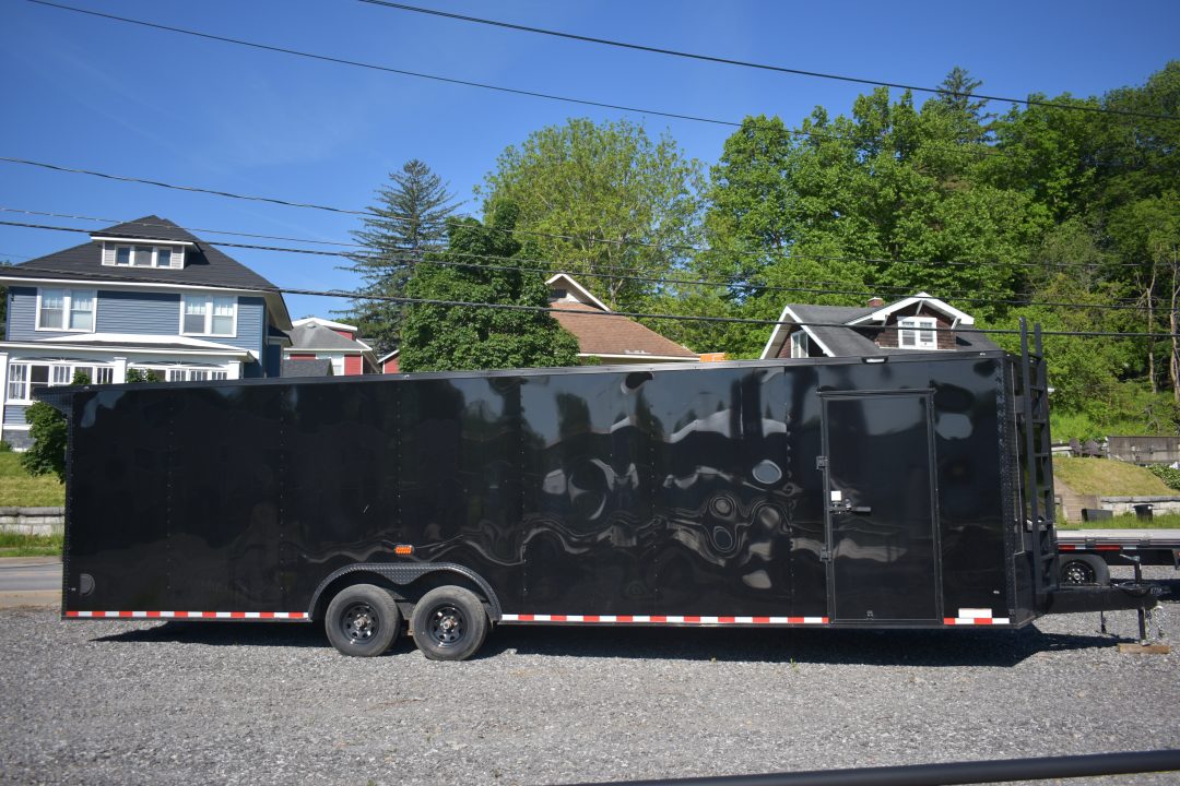 Used 2025 Diamond Cargo Black Car Hauler