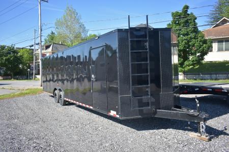 Used 2025 Diamond Cargo Black Car Hauler