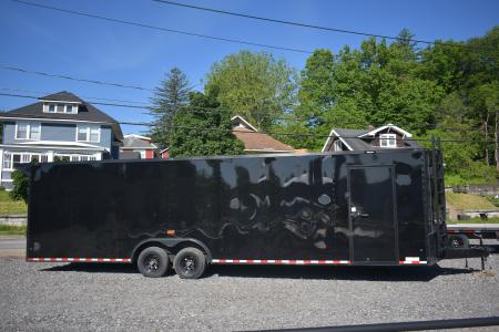Used 2025 Diamond Cargo Black Car Hauler