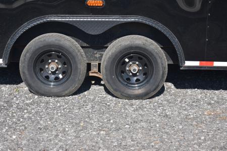 Used 2025 Diamond Cargo Black Car Hauler