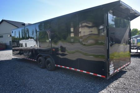 Used 2025 Diamond Cargo Black Car Hauler