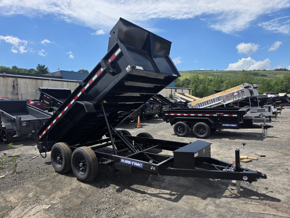 New 2026 Sure-Trac 6X12 10K - RAMPS Dump Trailer