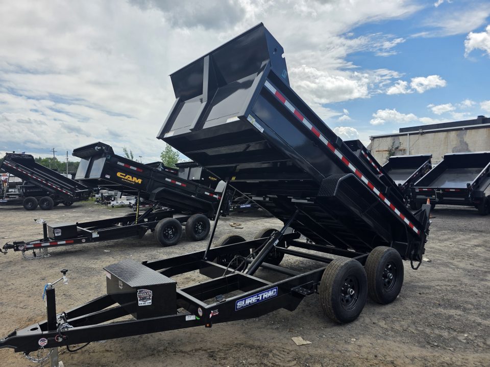 New 2026 Sure-Trac 6X12 10K - RAMPS Dump Trailer