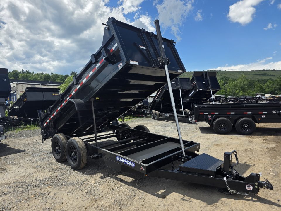 New 2026 Sure-Trac 7X14 14K - TELESCOPIC Dump Trailer