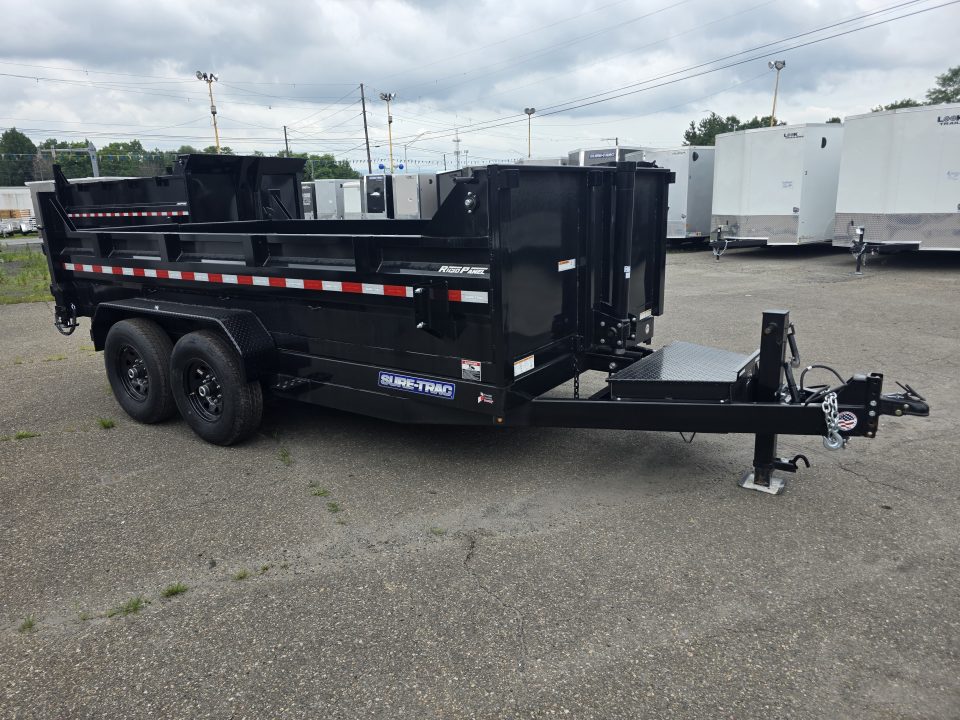New 2026 Sure-Trac 7X14 14K - TELESCOPIC Dump Trailer