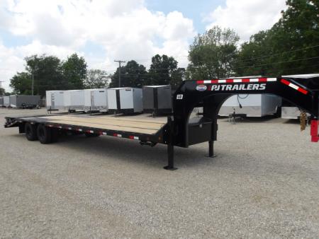 New 2026 PJ Trailers 102x32 LD322 Flatbed Trailer
