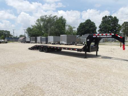 New 2026 PJ Trailers 102x32 LD322 Flatbed Trailer