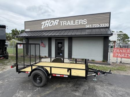 New 2026 U-Dump 6X10 SA UTILITY W/RAMP Utility Trailer