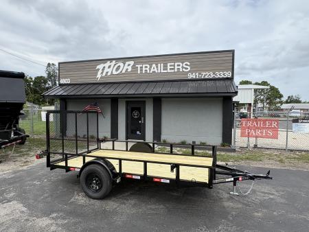 New 2026 U-Dump 6X12 SA UTILITY W/RAMP Utility Trailer