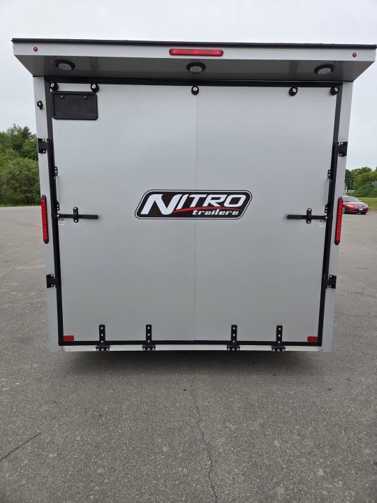 New 2026 Nitro 8.5x20 aluminum enclosed car trailer with black out trim package Car / Racing Trailer