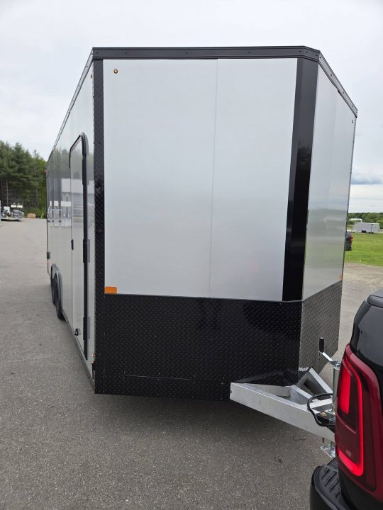 New 2026 Nitro 8.5x20 aluminum enclosed car trailer with black out trim package Car / Racing Trailer