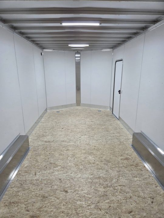 New 2026 Nitro 8.5x20 aluminum enclosed car trailer with black out trim package Car / Racing Trailer