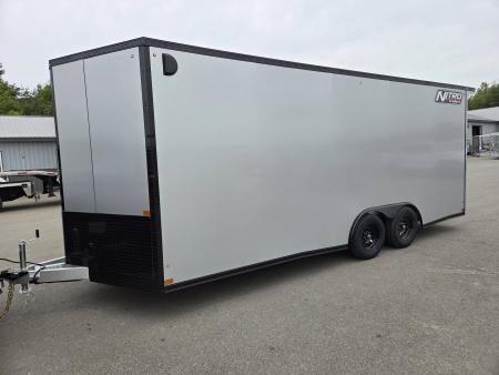 New 2026 Nitro 8.5x20 aluminum enclosed car trailer with black out trim package Car / Racing Trailer
