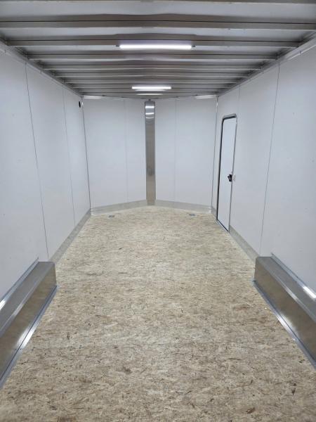New 2026 Nitro 8.5x20 aluminum enclosed car trailer with black out trim package Car / Racing Trailer