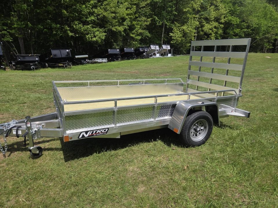 New 2026 Nitro 5x10 aluminum utility trailer with enclosed sides Utility Trailer