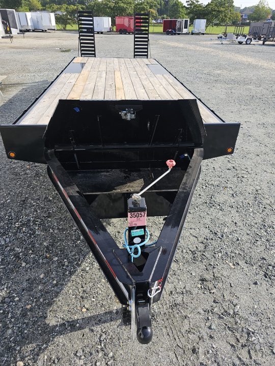 New 2026 Big Tex 24' 16OA 17.5K Flat Bed Trailer w/ Fold Up Ramps