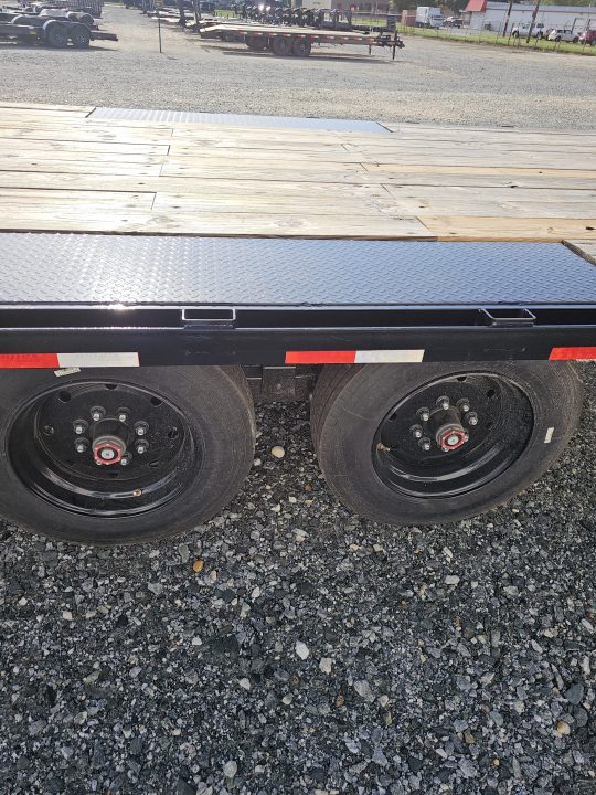 New 2026 Big Tex 24' 16OA 17.5K Flat Bed Trailer w/ Fold Up Ramps