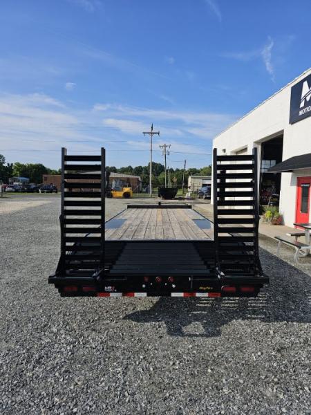 New 2026 Big Tex 24' 16OA 17.5K Flat Bed Trailer w/ Fold Up Ramps