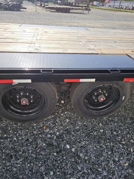 New 2026 Big Tex 24' 16OA 17.5K Flat Bed Trailer w/ Fold Up Ramps