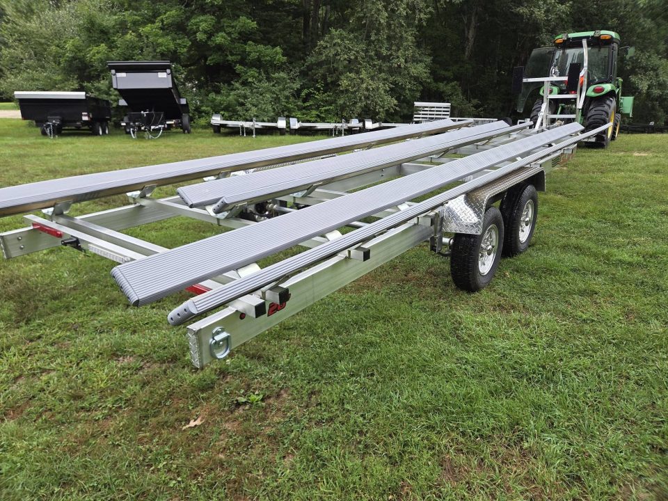 New 2026 Wolverine Trailers 23-27 fot tri toon boat trailer Boat Trailer