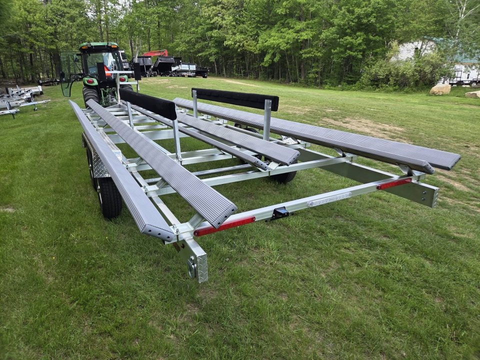 New 2026 Wolverine Trailers 23-27 FOOT ALUMINUM TRI TOON PONTOON BOAT TRAILER Boat Trailer