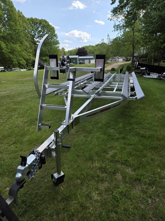 New 2026 Wolverine Trailers 23-27 FOOT ALUMINUM TRI TOON PONTOON BOAT TRAILER Boat Trailer