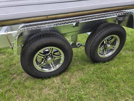 New 2026 Wolverine Trailers 23-27 FOOT ALUMINUM TRI TOON PONTOON BOAT TRAILER Boat Trailer