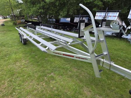 New 2026 Wolverine Trailers 23-27 FOOT ALUMINUM TRI TOON PONTOON BOAT TRAILER Boat Trailer
