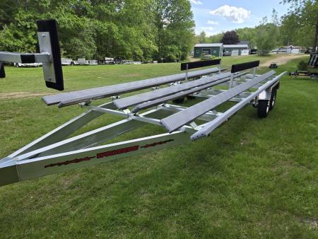 New 2026 Wolverine Trailers 23-27 FOOT ALUMINUM TRI TOON PONTOON BOAT TRAILER Boat Trailer