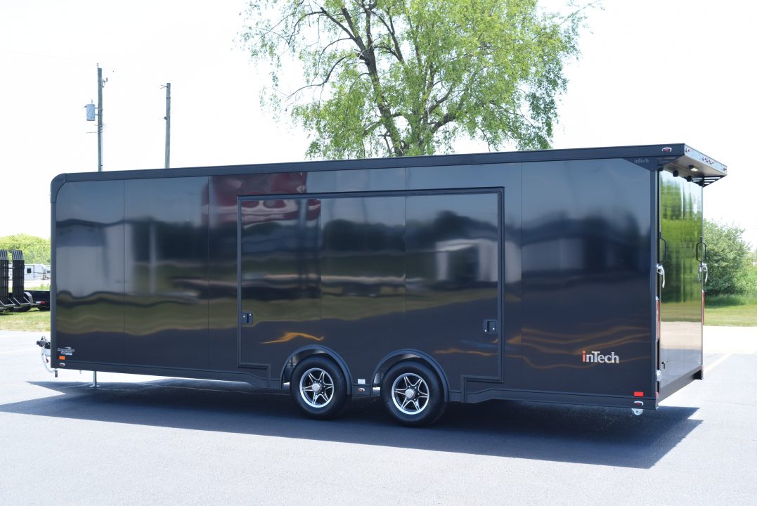 New INTECH 8.5x24 LITE SERIES ALL ALUMINUM RACE HAULER