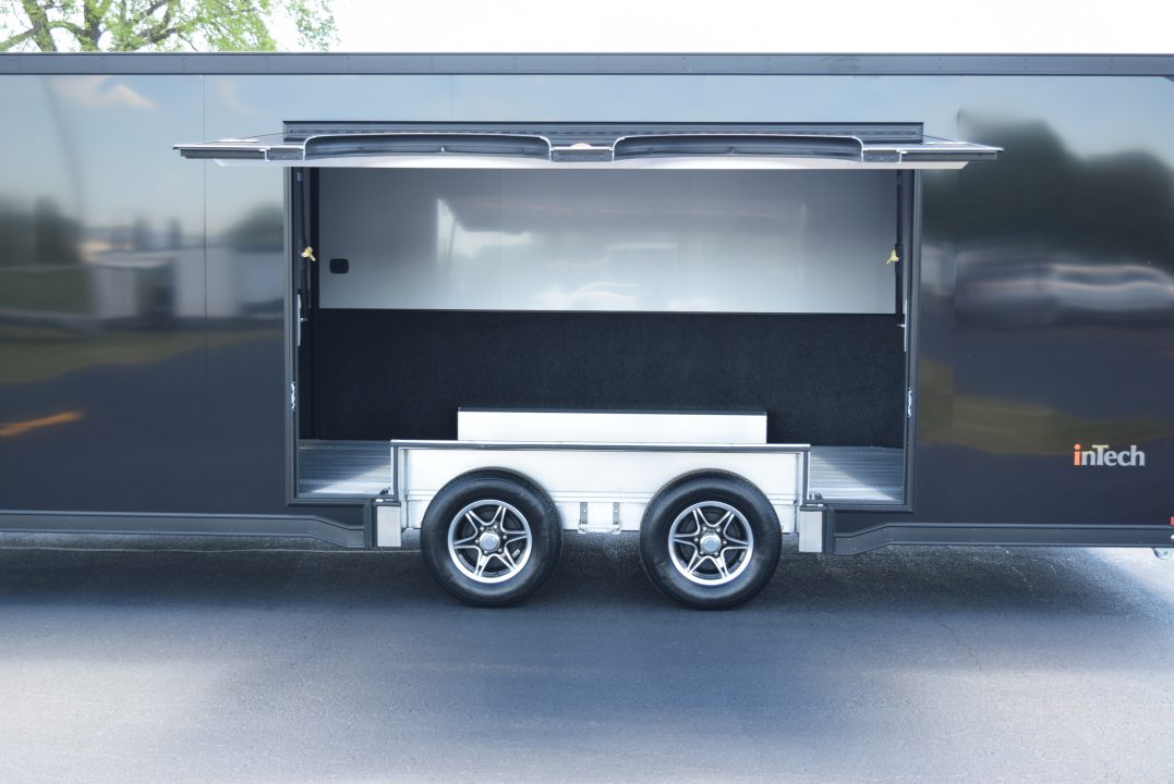 New INTECH 8.5x24 LITE SERIES ALL ALUMINUM RACE HAULER