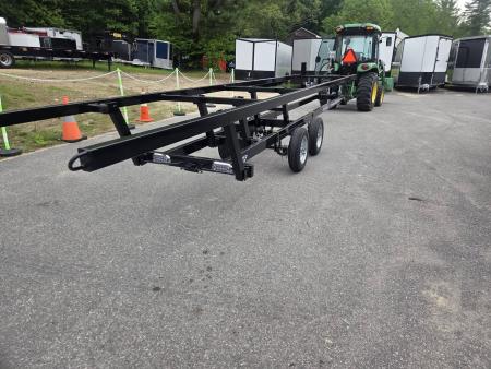 New 2026 Wolverine 20-22 foot crank up pontoon boat trailer dual axle Boat Trailer