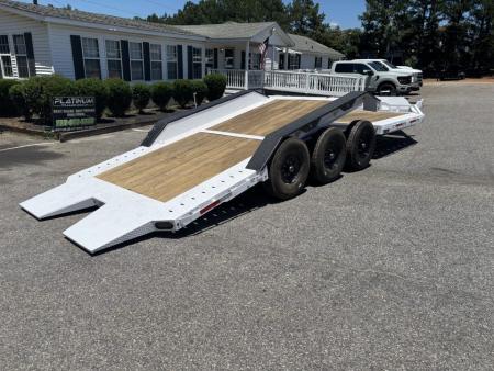 New 2026 RawMaxx G3X 102X24 BUMPER PULL GRAVITY TILT TRAILER 21K GVWR Equipment Trailer