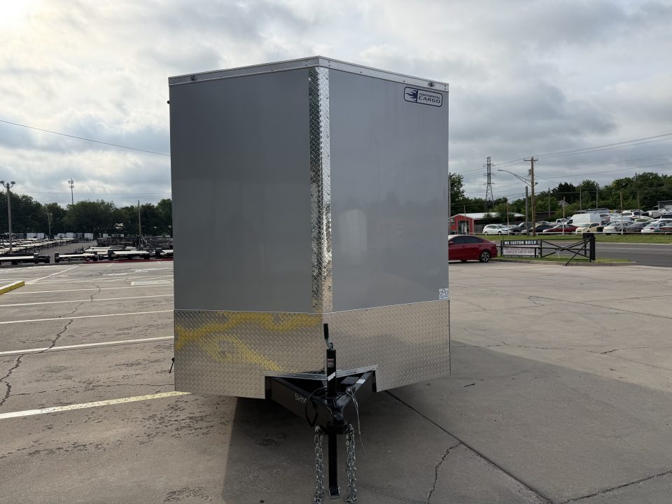 New #056400 2027 FOREST RIVER TA3 7 X 16 TANDEM AXLE 10K ENCLOSED W/ REAR RAMP DOOR