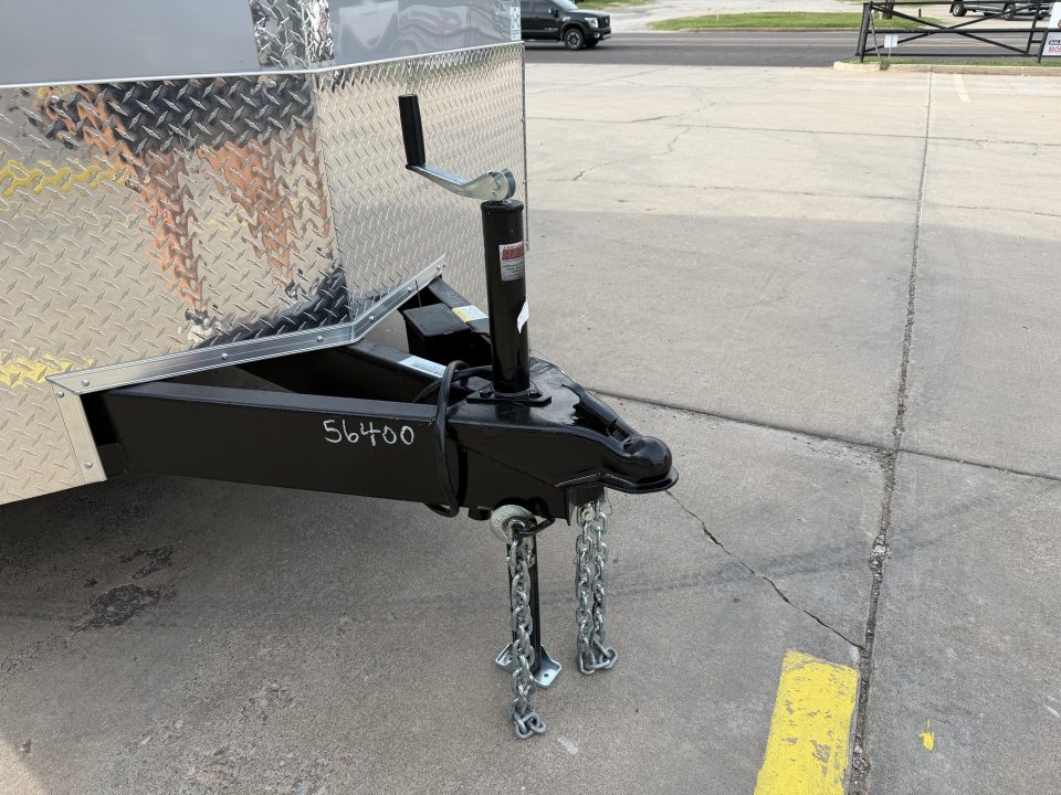 New #056400 2027 FOREST RIVER TA3 7 X 16 TANDEM AXLE 10K ENCLOSED W/ REAR RAMP DOOR