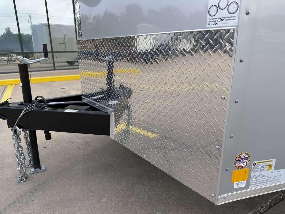 New #056400 2027 FOREST RIVER TA3 7 X 16 TANDEM AXLE 10K ENCLOSED W/ REAR RAMP DOOR