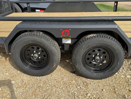 New 2026 Buckshot MFG 5 POINTER -3309 Utility Trailer