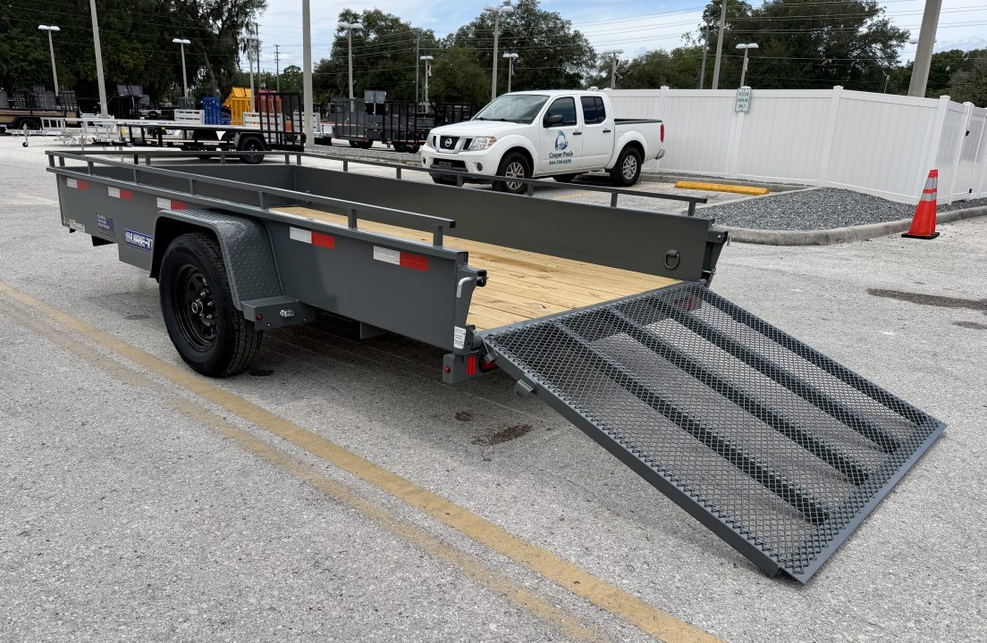 New 2026 Sure-Trac 6x12 3K Steel High Side Utility Trailer