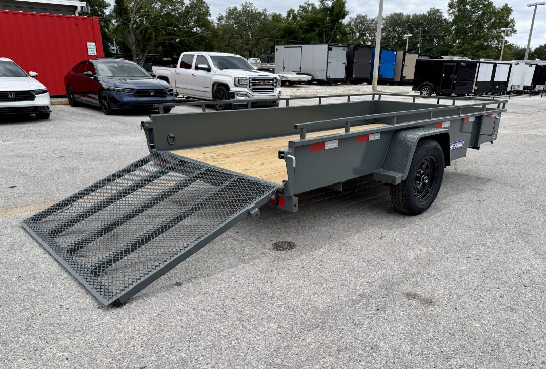 New 2026 Sure-Trac 6x12 3K Steel High Side Utility Trailer