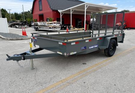 New 2026 Sure-Trac 6x12 3K Steel High Side Utility Trailer
