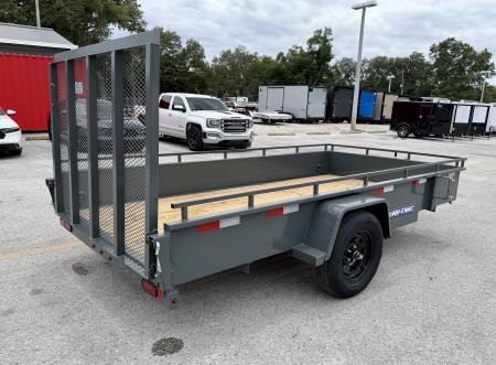New 2026 Sure-Trac 6x12 3K Steel High Side Utility Trailer