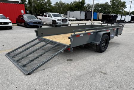 New 2026 Sure-Trac 6x12 3K Steel High Side Utility Trailer