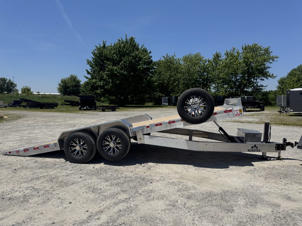 New 2027 NORDTEK 82X20 Tilt Trailer 14K Hyd Jack w/Remote