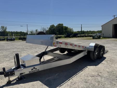 New 2027 NORDTEK 82X20 Tilt Trailer 14K Hyd Jack w/Remote