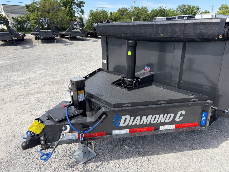 New 2026 Diamond C Trailers LPT207L14X82 (82" X 14') 15.5K Telescopic Dump Trailer