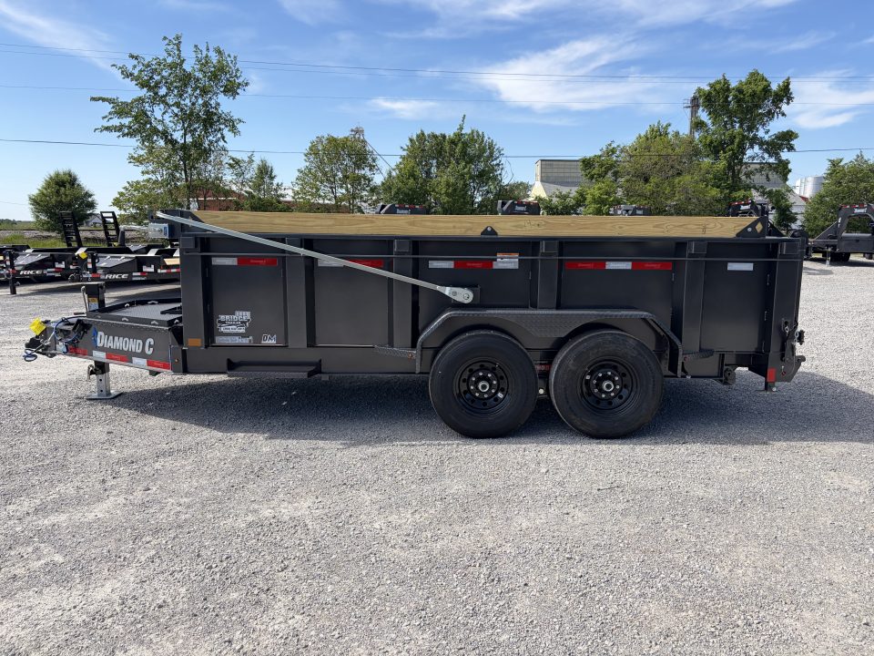 New 2026 Diamond C Trailers LPT207L14X82 (82" X 14') 15.5K Telescopic Dump Trailer